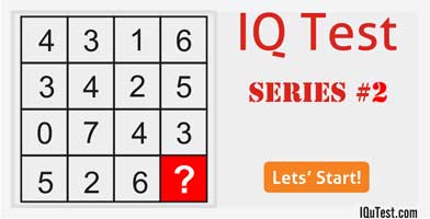 IQ Test Series #2